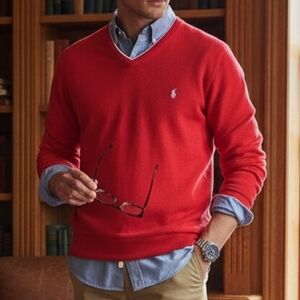 Polo Ralph Lauren XL Old Money Loungewear Streetwear Thermal Waffle Knit Shirt